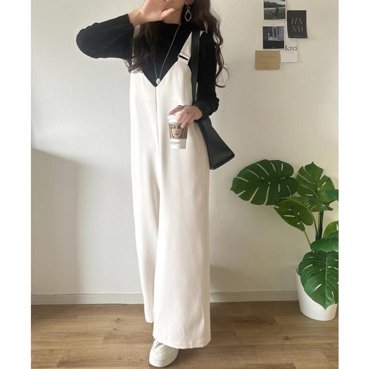 着回し自在な2way仕様◎デザインベルトラップサロペット（セットアップ可） | Classical Elf  | 詳細画像6 