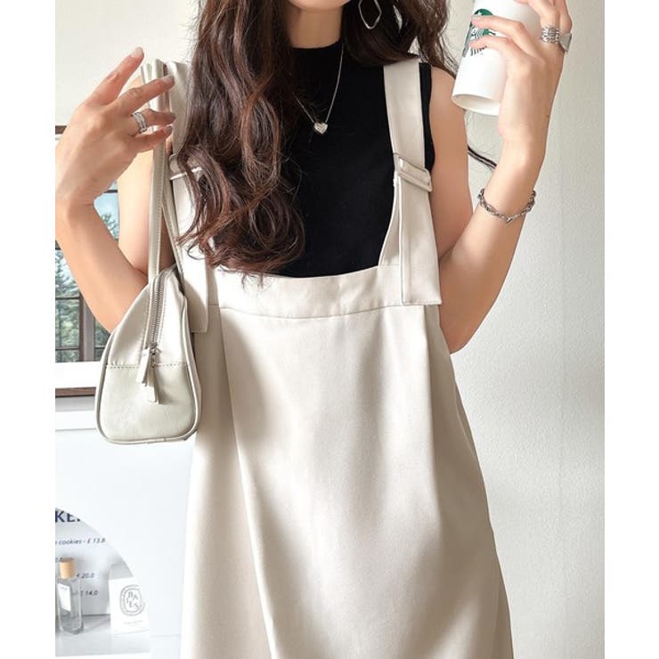 着回し自在な2way仕様◎デザインベルトラップサロペット（セットアップ可） | Classical Elf  | 詳細画像7 