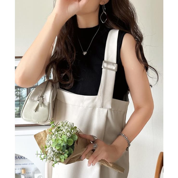 着回し自在な2way仕様◎デザインベルトラップサロペット（セットアップ可） | Classical Elf  | 詳細画像9 