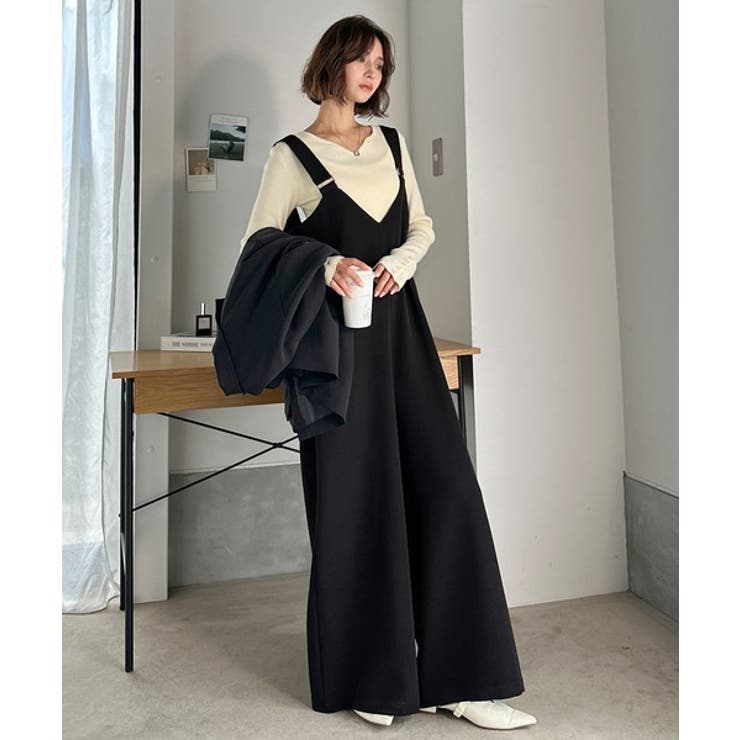 着回し自在な2way仕様◎デザインベルトラップサロペット（セットアップ可） | Classical Elf  | 詳細画像18 