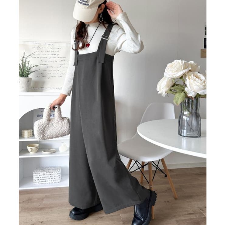 着回し自在な2way仕様◎デザインベルトラップサロペット（セットアップ可） | Classical Elf  | 詳細画像22 