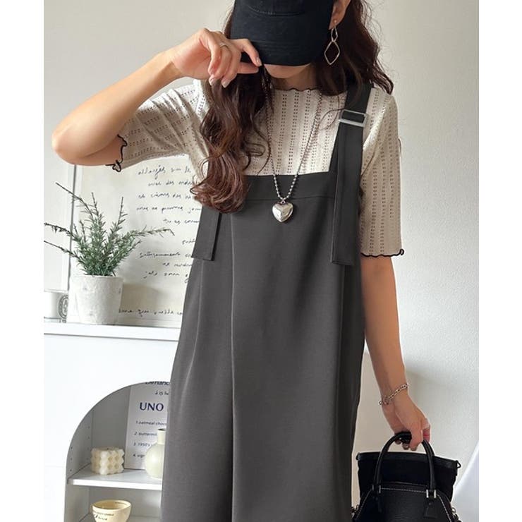 着回し自在な2way仕様◎デザインベルトラップサロペット（セットアップ可） | Classical Elf  | 詳細画像28 