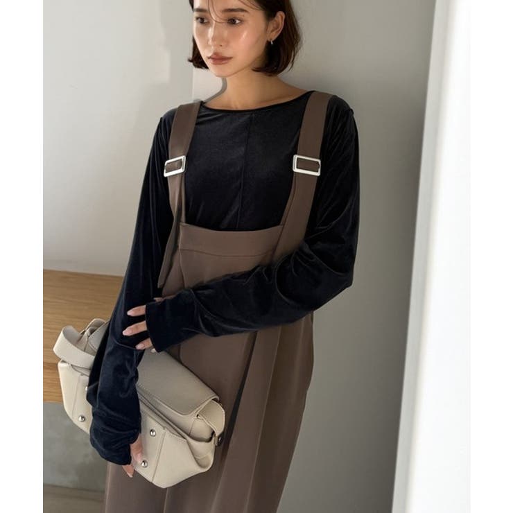 着回し自在な2way仕様◎デザインベルトラップサロペット（セットアップ可） | Classical Elf  | 詳細画像34 