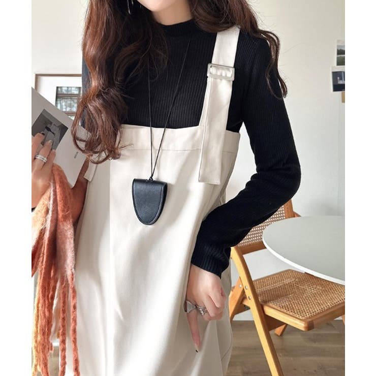 着回し自在な2way仕様◎デザインベルトラップサロペット（セットアップ可） | Classical Elf  | 詳細画像2 