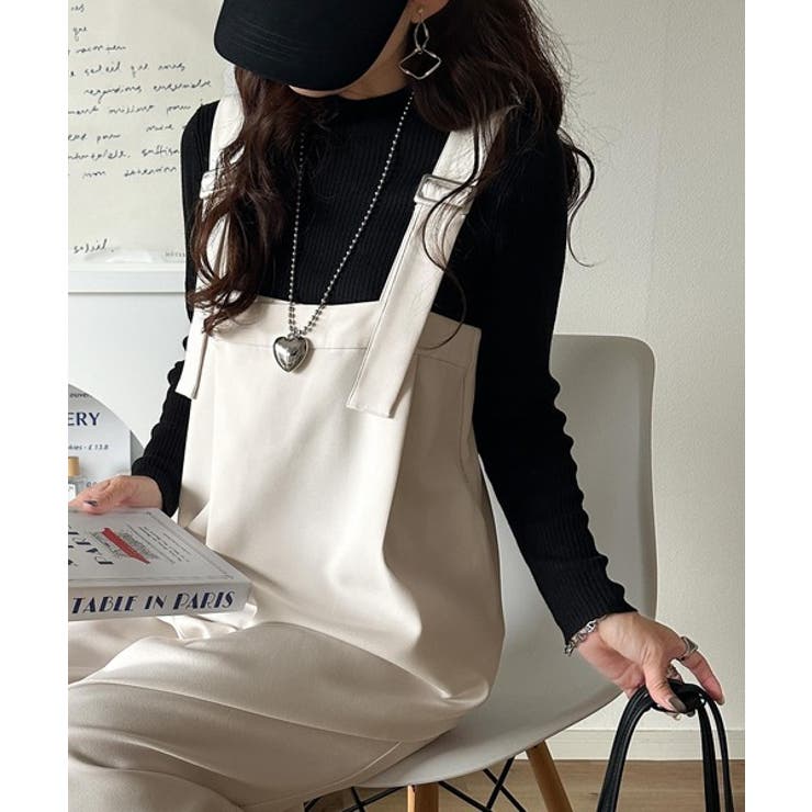 着回し自在な2way仕様◎デザインベルトラップサロペット（セットアップ可） | Classical Elf  | 詳細画像3 