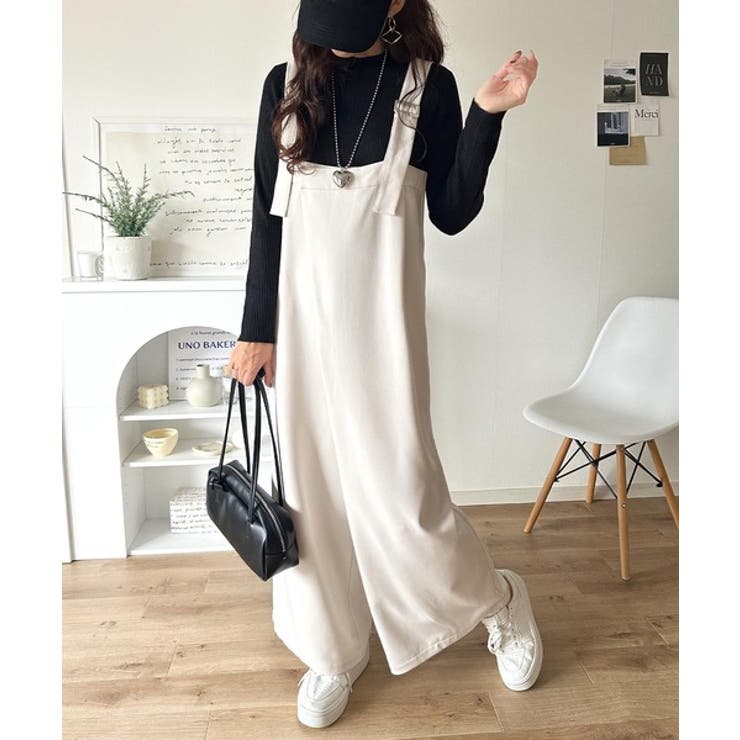 着回し自在な2way仕様◎デザインベルトラップサロペット（セットアップ可） | Classical Elf  | 詳細画像4 