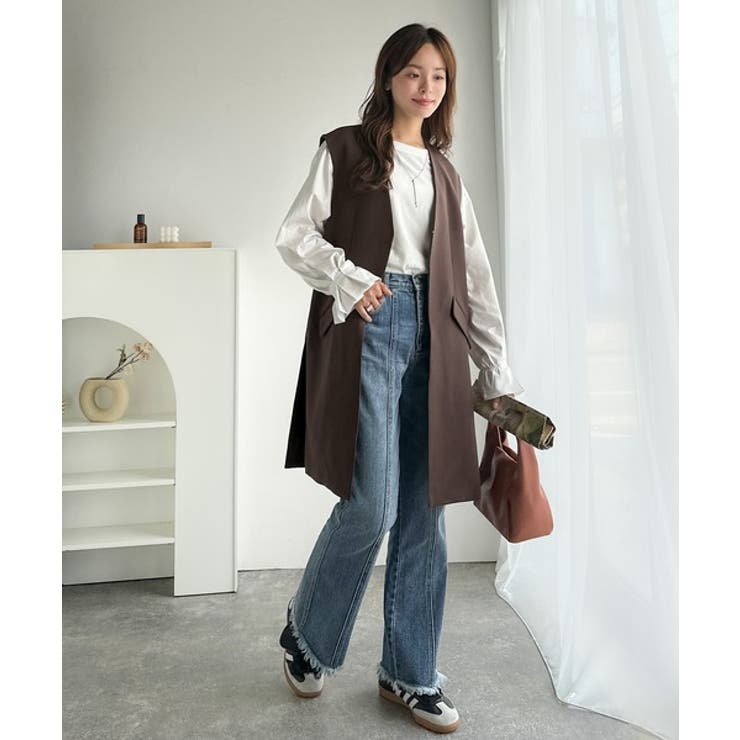 足し算でファッションを楽しむ♪大人のレイヤードアイテム。フラップポケット付きロン… | Classical Elf  | 詳細画像16 