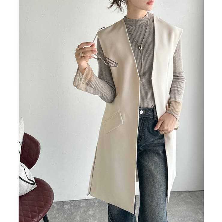 足し算でファッションを楽しむ♪大人のレイヤードアイテム。フラップポケット付きロン… | Classical Elf  | 詳細画像2 