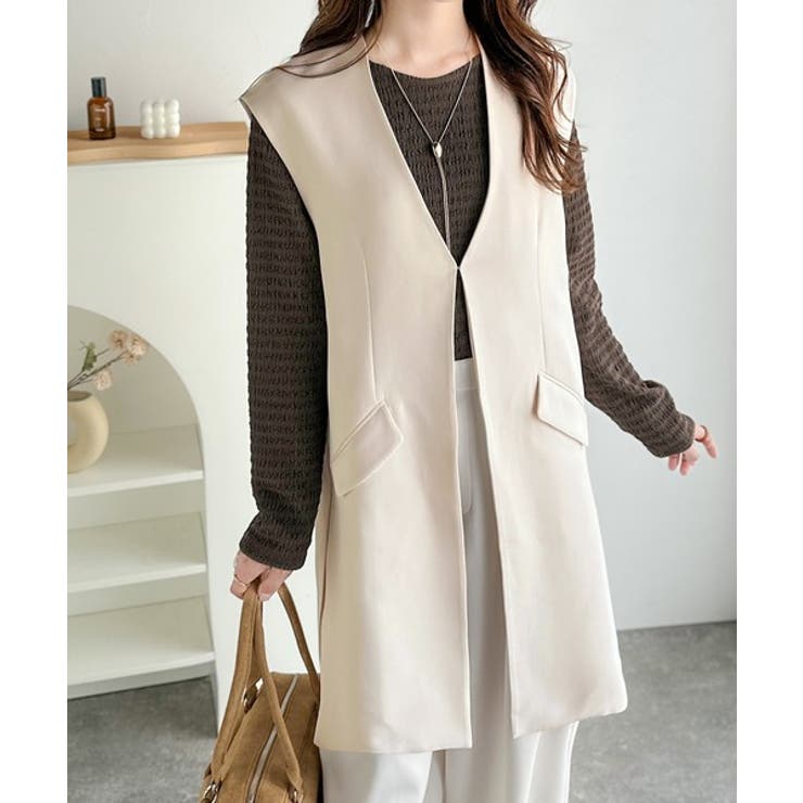 足し算でファッションを楽しむ♪大人のレイヤードアイテム。フラップポケット付きロン… | Classical Elf  | 詳細画像5 