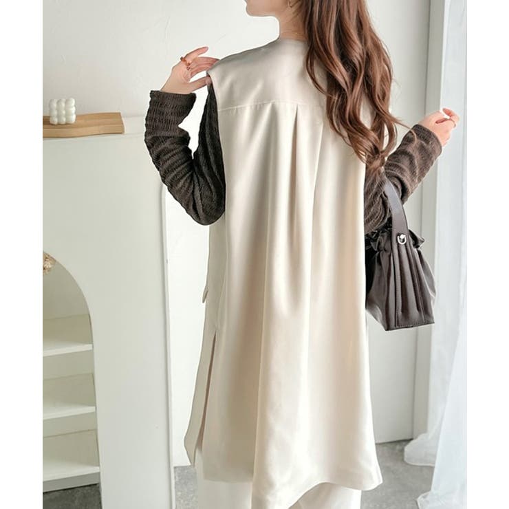 足し算でファッションを楽しむ♪大人のレイヤードアイテム。フラップポケット付きロン… | Classical Elf  | 詳細画像6 