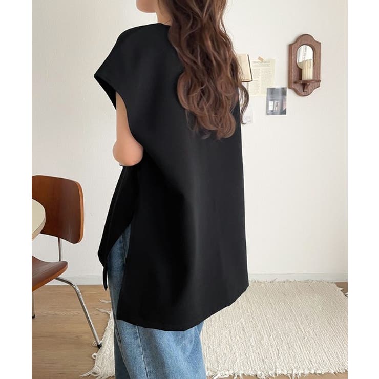 大人の抜け感スタイル◎ディープキーネックベスト(セットアップ可能) | Classical Elf  | 詳細画像17 