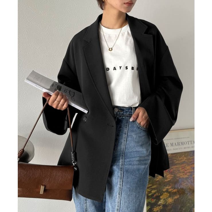 【セットアップ可】自由自在に楽しめる。美シルエットテーラードダブルジャケット | Classical Elf  | 詳細画像19 