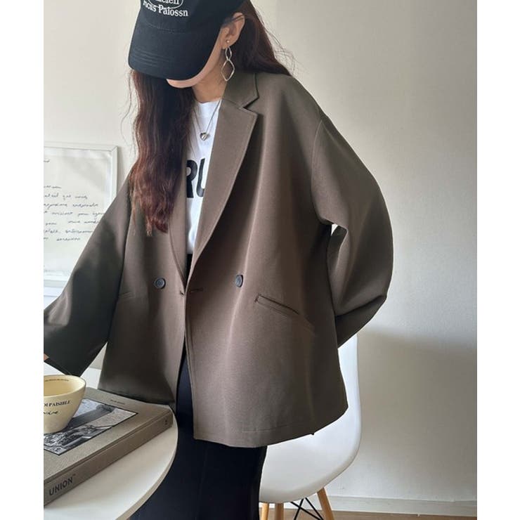 【セットアップ可】自由自在に楽しめる。美シルエットテーラードダブルジャケット | Classical Elf  | 詳細画像39 