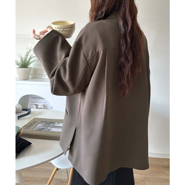 【セットアップ可】自由自在に楽しめる。美シルエットテーラードダブルジャケット | Classical Elf  | 詳細画像46 