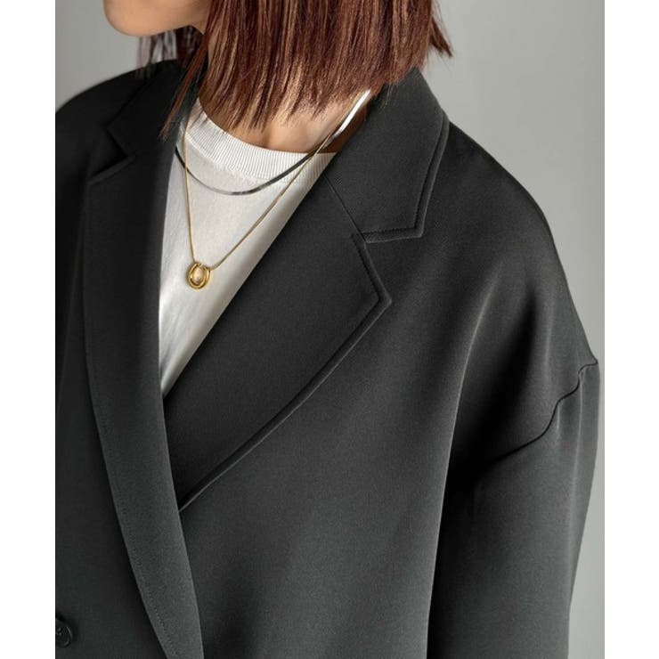 【セットアップ可】自由自在に楽しめる。美シルエットテーラードダブルジャケット | Classical Elf  | 詳細画像51 