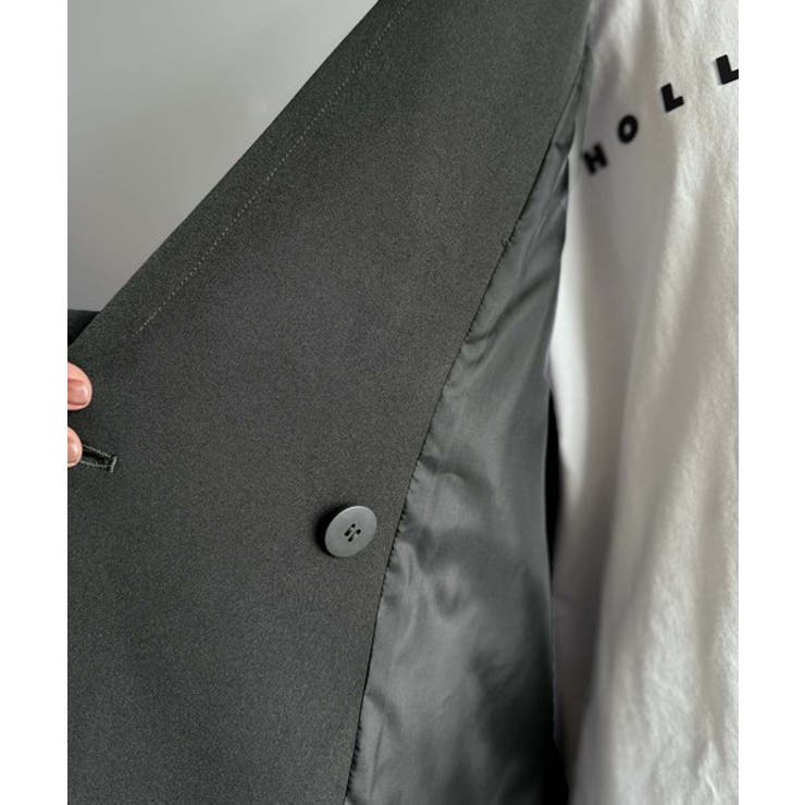 【セットアップ可】自由自在に楽しめる。美シルエットテーラードダブルジャケット | Classical Elf  | 詳細画像55 