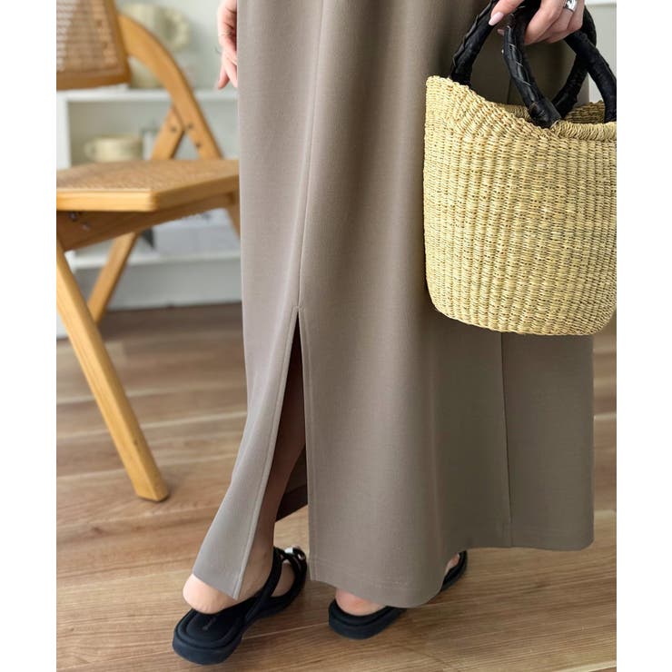 落ち感が美しい。抜け感レイヤードも叶う、上品カットジョーゼットワンピース（ロング… | Classical Elf  | 詳細画像31 