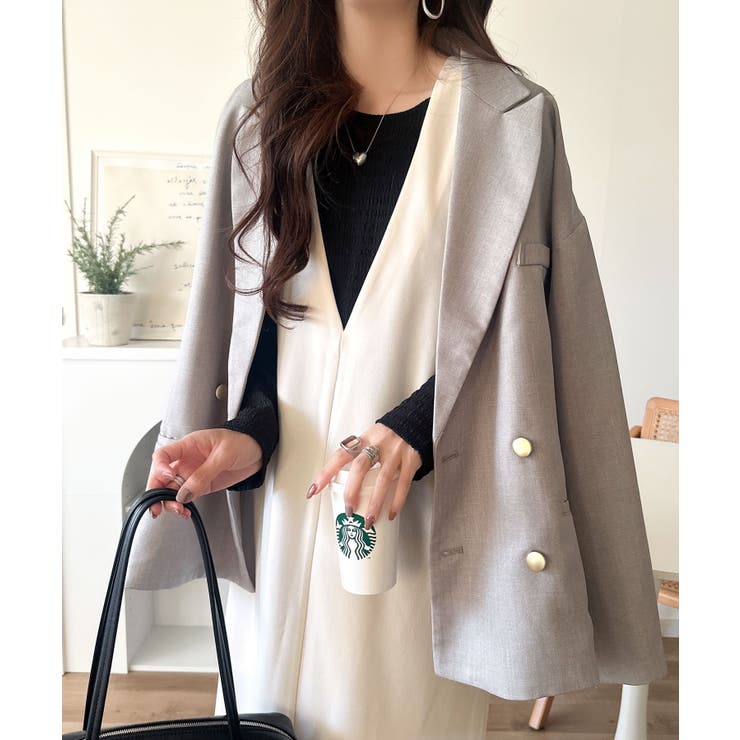 落ち感が美しい。抜け感レイヤードも叶う、上品カットジョーゼットワンピース（ロング… | Classical Elf  | 詳細画像5 