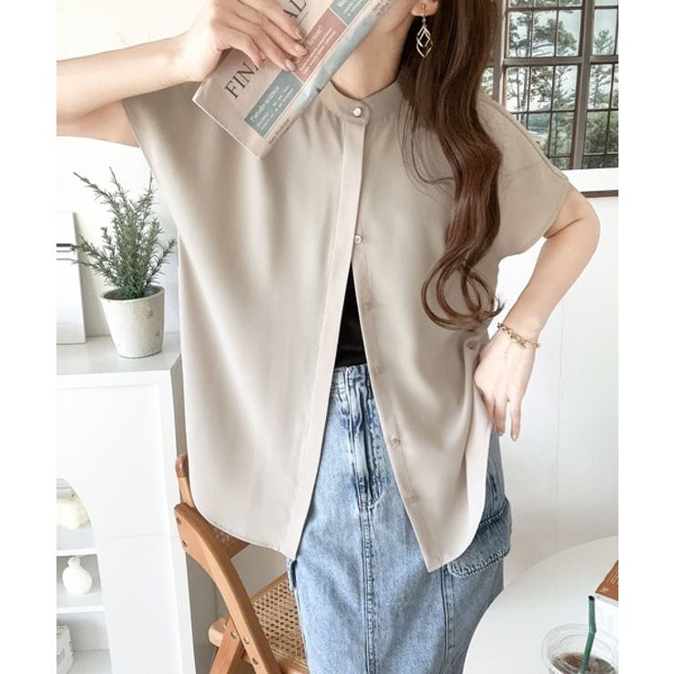 【美品】マーブルシュッド バンドカラー フレンチスリーブ ワンピース 宇宙 F 美品】マーブルシュッド バンドカラー フレンチスリーブ