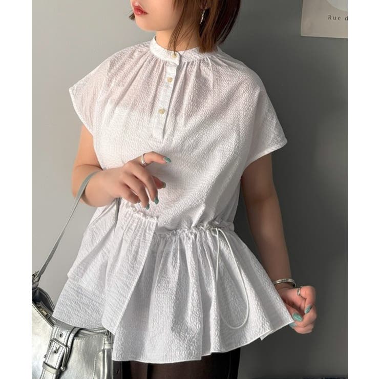 大人カジュアルに活躍。前後2wayサッカー素材アシンメトリーティアードフリルプル… | Classical Elf  | 詳細画像5 