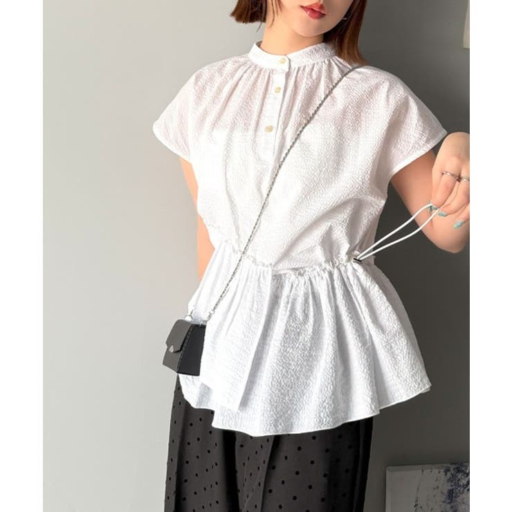 大人カジュアルに活躍。前後2wayサッカー素材アシンメトリーティアードフリルプル… | Classical Elf  | 詳細画像10 