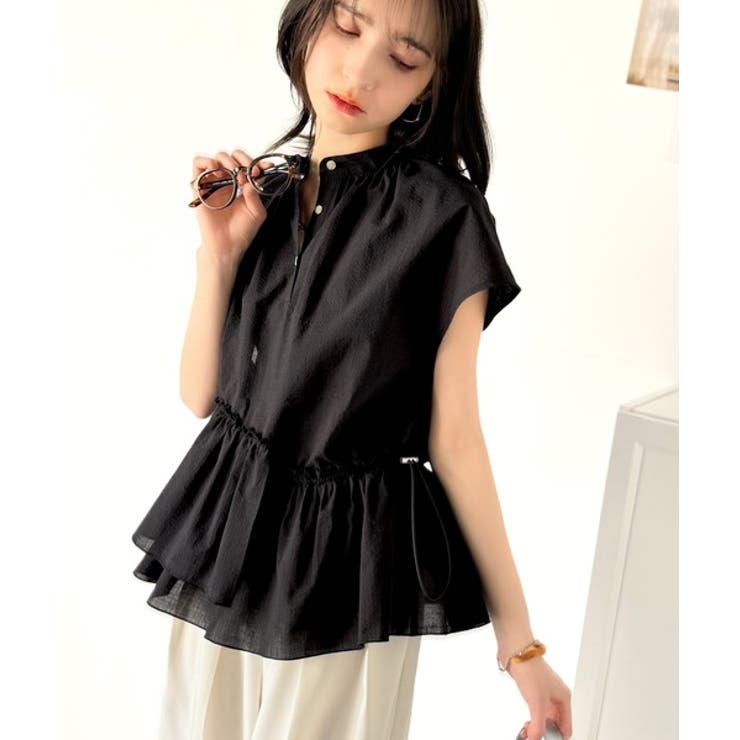 大人カジュアルに活躍。前後2wayサッカー素材アシンメトリーティアードフリルプル… | Classical Elf  | 詳細画像15 