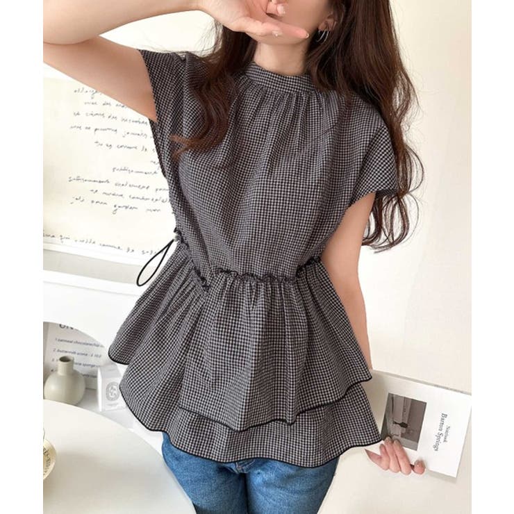 大人カジュアルに活躍。前後2wayサッカー素材アシンメトリーティアードフリルプル… | Classical Elf  | 詳細画像22 