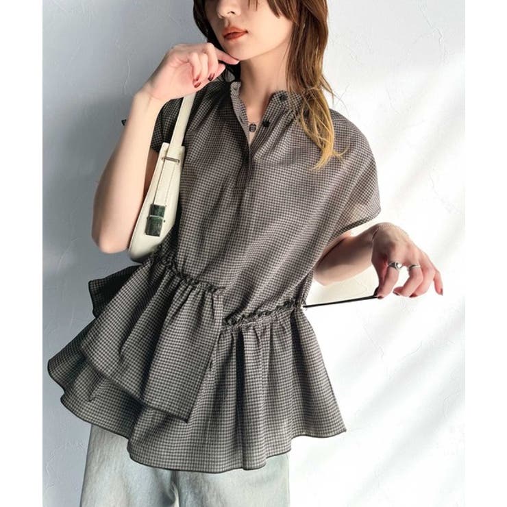 大人カジュアルに活躍。前後2wayサッカー素材アシンメトリーティアードフリルプル… | Classical Elf  | 詳細画像25 