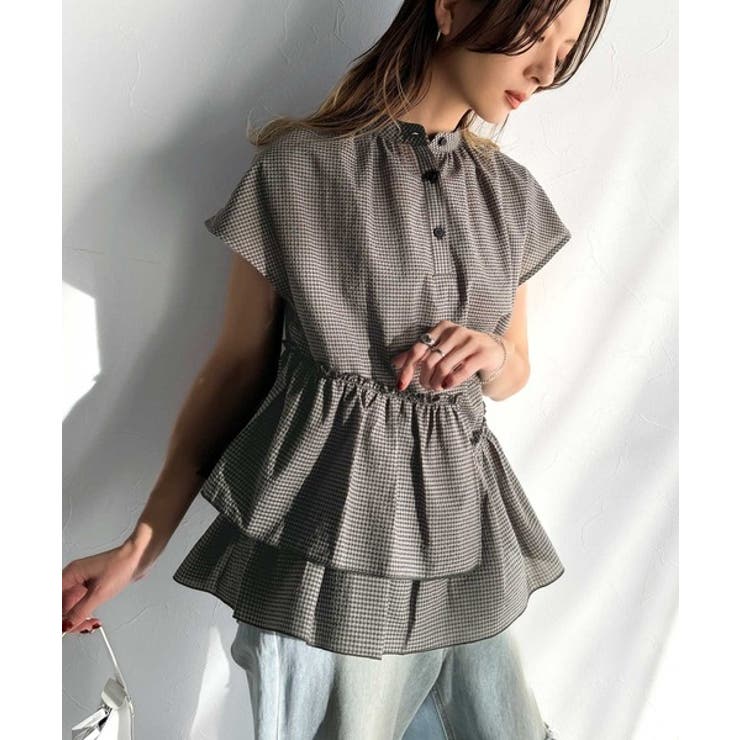 大人カジュアルに活躍。前後2wayサッカー素材アシンメトリーティアードフリルプル… | Classical Elf  | 詳細画像26 