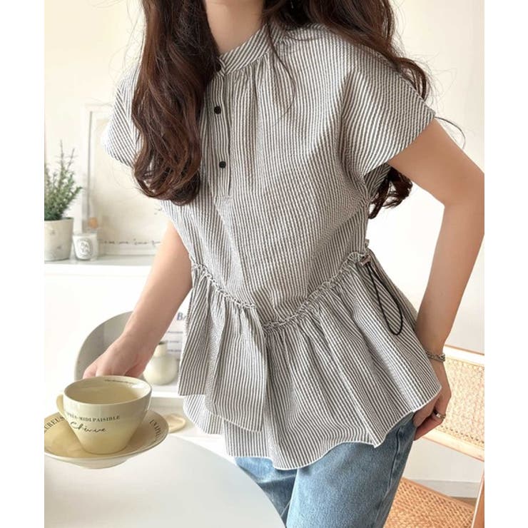 大人カジュアルに活躍。前後2wayサッカー素材アシンメトリーティアードフリルプル… | Classical Elf  | 詳細画像35 