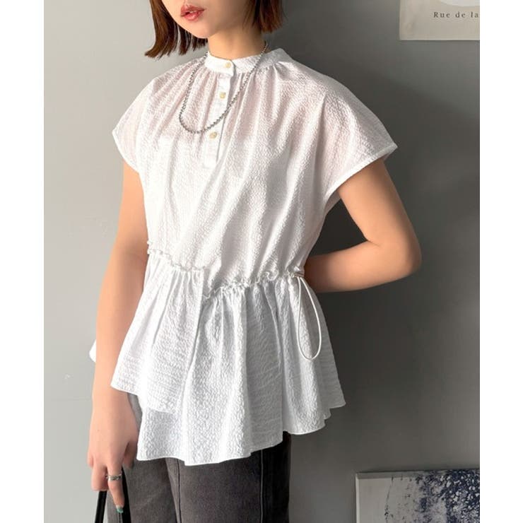 大人カジュアルに活躍。前後2wayサッカー素材アシンメトリーティアードフリルプル… | Classical Elf  | 詳細画像4 