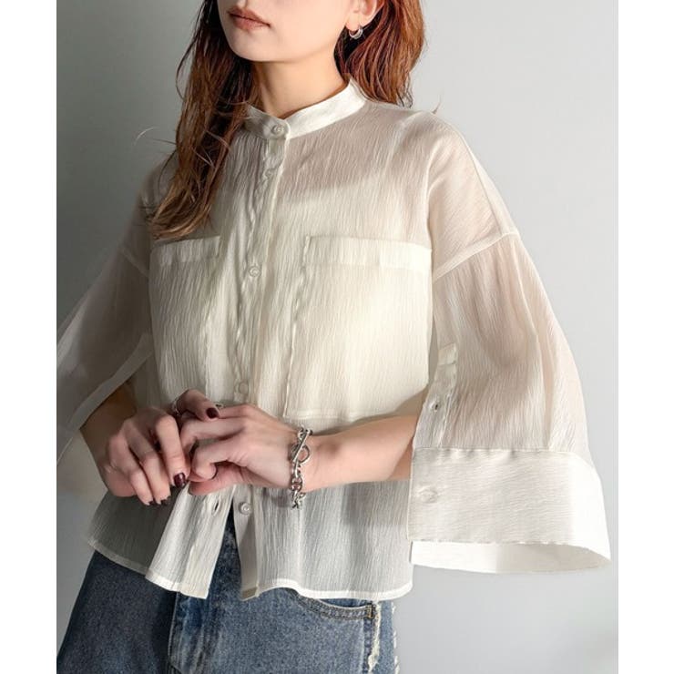A part by｜ワイドスリーブショートシャツ | Rakuten Fashion