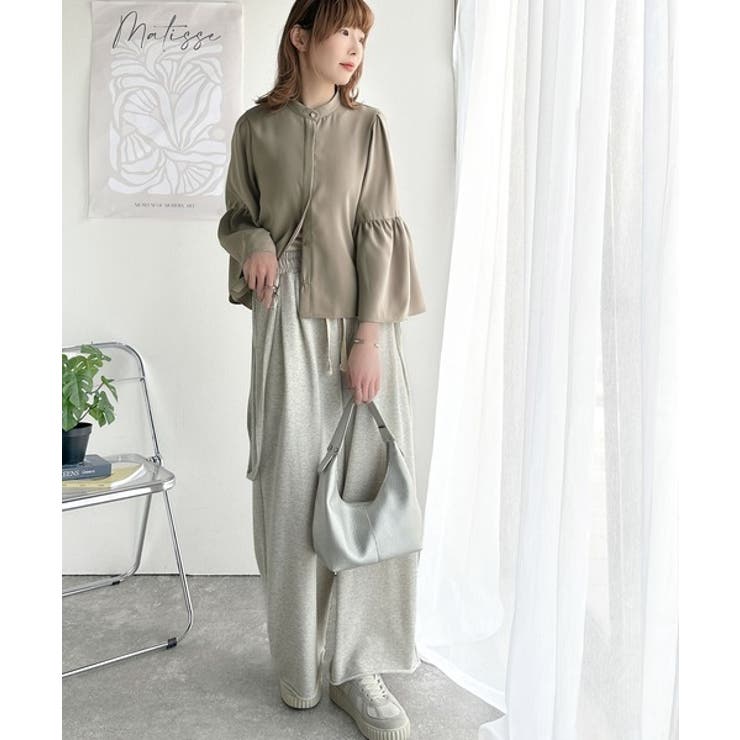 360度可愛い♪フレアスリーブバンドカラーブラウス（長袖） | Classical Elf  | 詳細画像15 