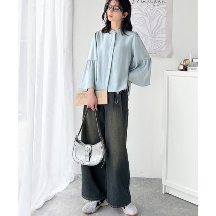 360度可愛い♪フレアスリーブバンドカラーブラウス（長袖） | Classical Elf  | 詳細画像20 