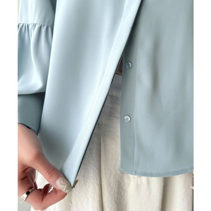 360度可愛い♪フレアスリーブバンドカラーブラウス（長袖） | Classical Elf  | 詳細画像26 