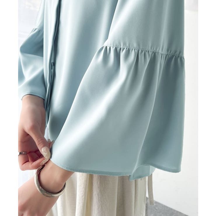 360度可愛い♪フレアスリーブバンドカラーブラウス（長袖） | Classical Elf  | 詳細画像27 