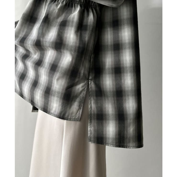 立体感を纏う。シャーリングビスチェ風ロングカフスビッグシャツ（長袖） | Classical Elf  | 詳細画像35 