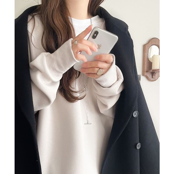 「大人の余裕感」をまとえる！Vネックダンボールカットソー（長袖） | Classical Elf  | 詳細画像31 