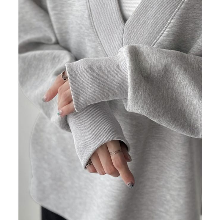 「大人の余裕感」をまとえる！Vネックダンボールカットソー（長袖） | Classical Elf  | 詳細画像42 