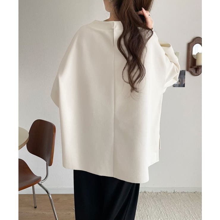 ゆったりシルエットでこなれ感を演出◎ランタンスリーブカットジョーゼットプルオーバ… | Classical Elf  | 詳細画像6 