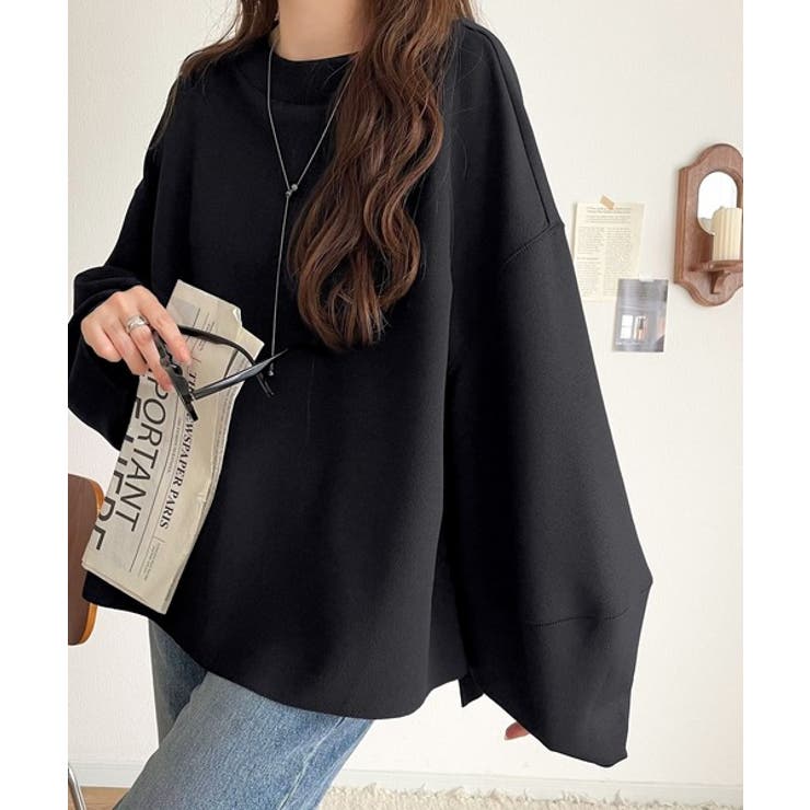 ゆったりシルエットでこなれ感を演出◎ランタンスリーブカットジョーゼットプルオーバ… | Classical Elf  | 詳細画像13 