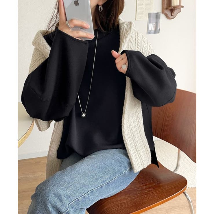 ゆったりシルエットでこなれ感を演出◎ランタンスリーブカットジョーゼットプルオーバ… | Classical Elf  | 詳細画像14 