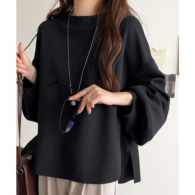 ゆったりシルエットでこなれ感を演出◎ランタンスリーブカットジョーゼットプルオーバ… | Classical Elf  | 詳細画像15 