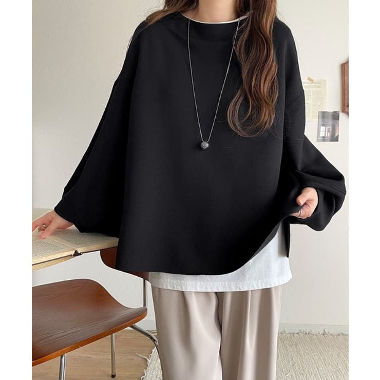 ゆったりシルエットでこなれ感を演出◎ランタンスリーブカットジョーゼットプルオーバ… | Classical Elf  | 詳細画像16 