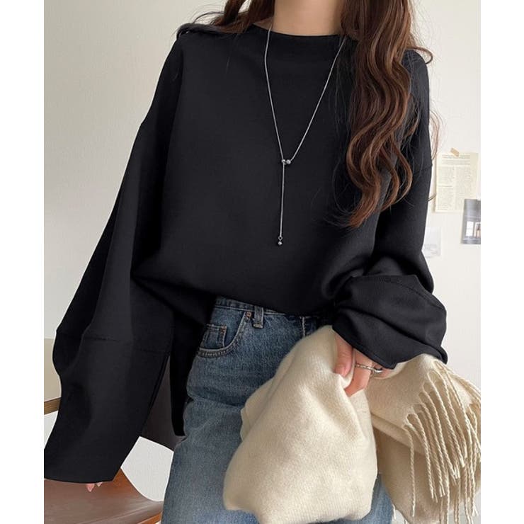 ゆったりシルエットでこなれ感を演出◎ランタンスリーブカットジョーゼットプルオーバ… | Classical Elf  | 詳細画像17 