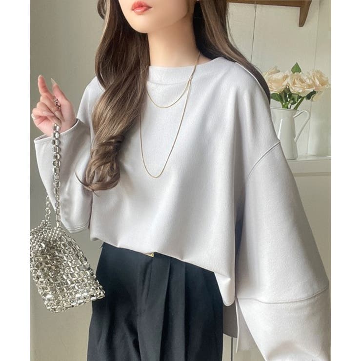 ゆったりシルエットでこなれ感を演出◎ランタンスリーブカットジョーゼットプルオーバ… | Classical Elf  | 詳細画像19 