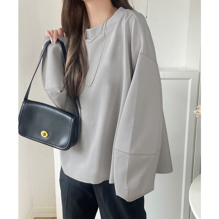 ゆったりシルエットでこなれ感を演出◎ランタンスリーブカットジョーゼットプルオーバ… | Classical Elf  | 詳細画像21 