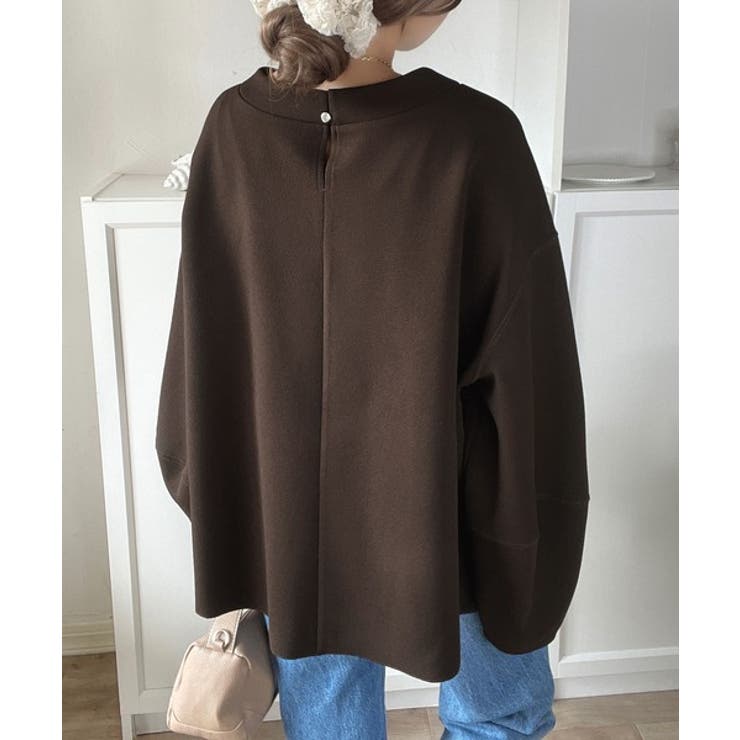 ゆったりシルエットでこなれ感を演出◎ランタンスリーブカットジョーゼットプルオーバ… | Classical Elf  | 詳細画像33 