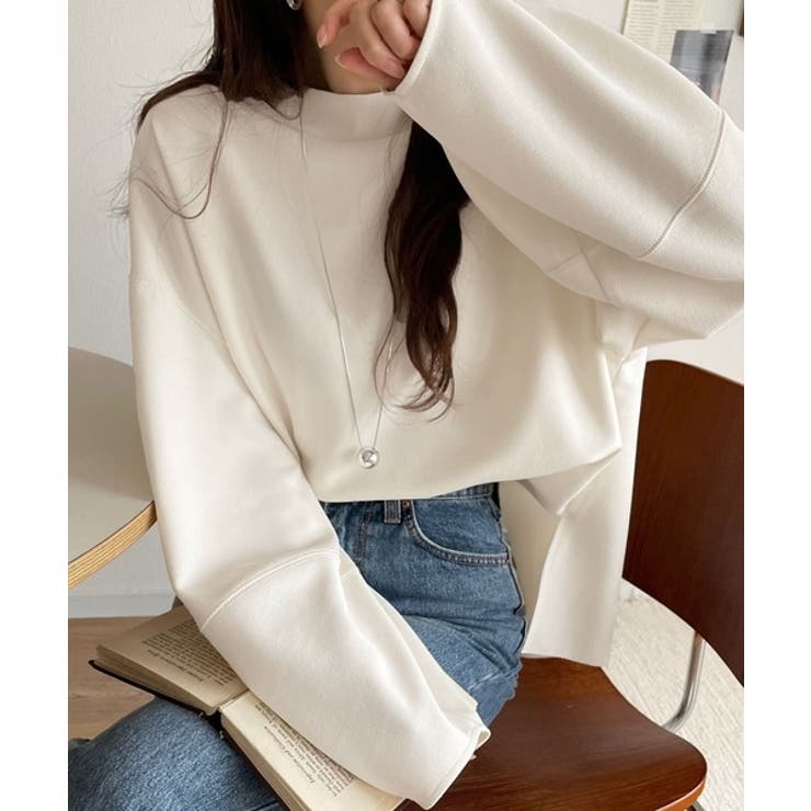 ゆったりシルエットでこなれ感を演出◎ランタンスリーブカットジョーゼットプルオーバ… | Classical Elf  | 詳細画像1 