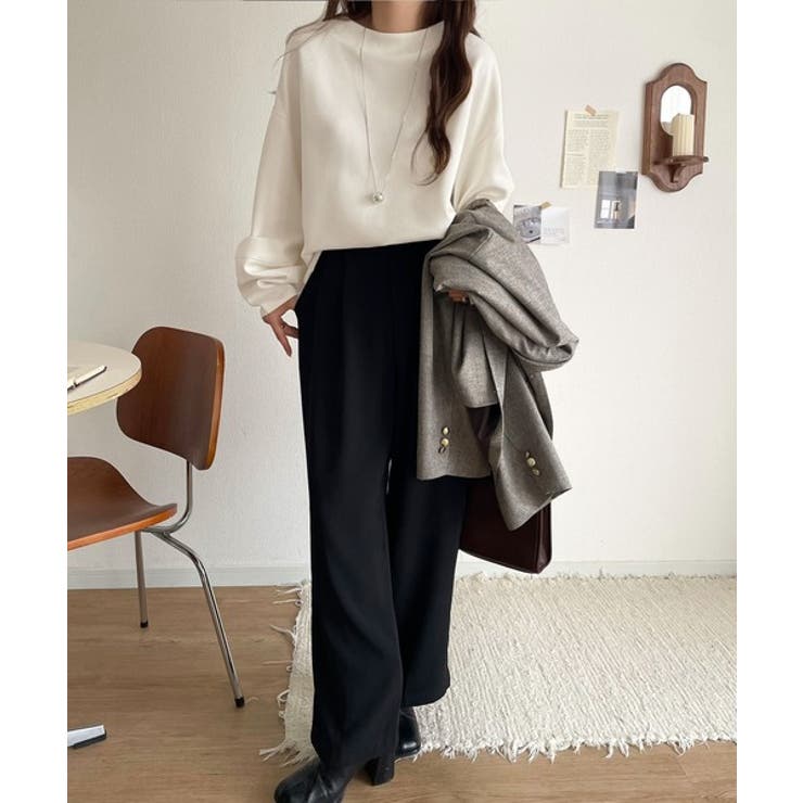 ゆったりシルエットでこなれ感を演出◎ランタンスリーブカットジョーゼットプルオーバ… | Classical Elf  | 詳細画像4 